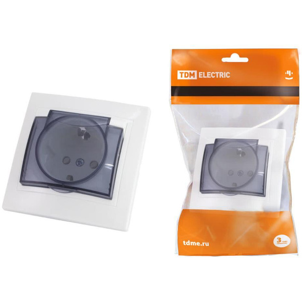 Розетка TDM Таймыр SQ1814-0019 (белый)