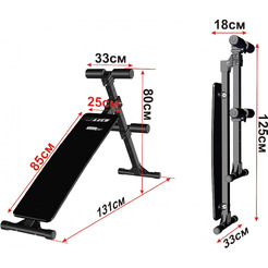 Скамья для пресса прямая Leco Starter гп420