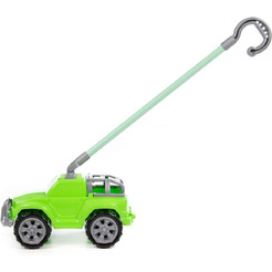 Автомобиль-каталка Полесье Дени с ручкой (зелёный) 1911