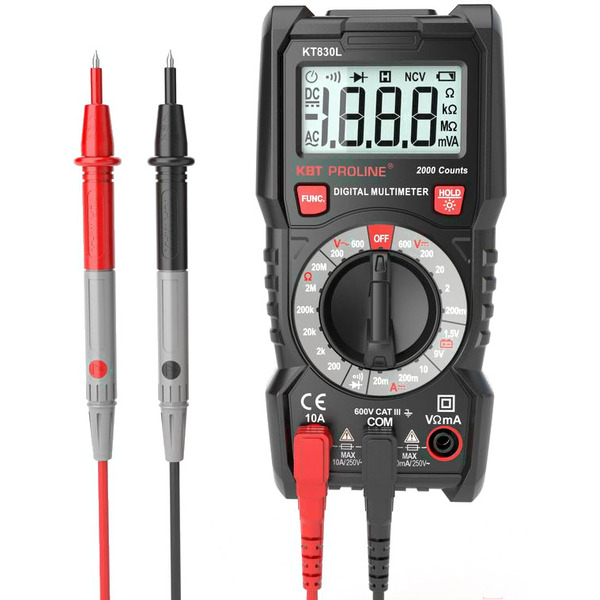 Мультиметр цифровой КВТ 79127 KT 830L серия PROLINE