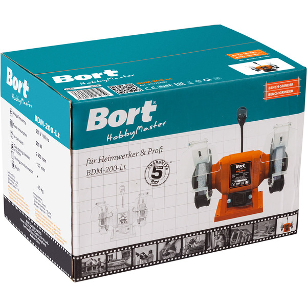 Заточный станок Bort BDM-200-LT (91272850)