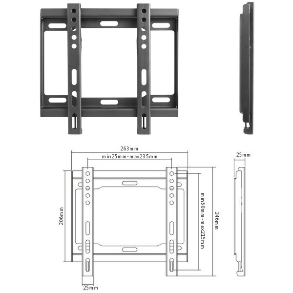 Кронштейн Brateck LP34-22F
