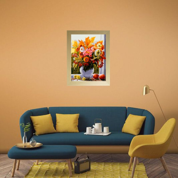 Картина по номерам Белоснежка Осенние цветы 470-OVC