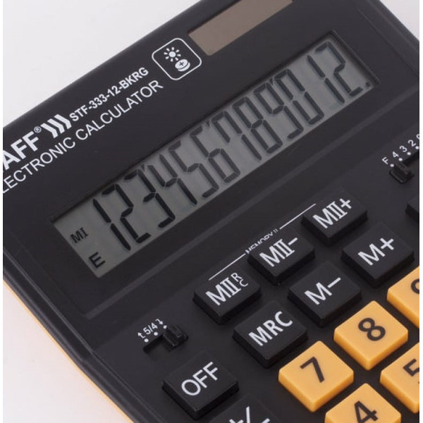 калькулятор Staff Plus STF-333-12-BKRG (250460)
