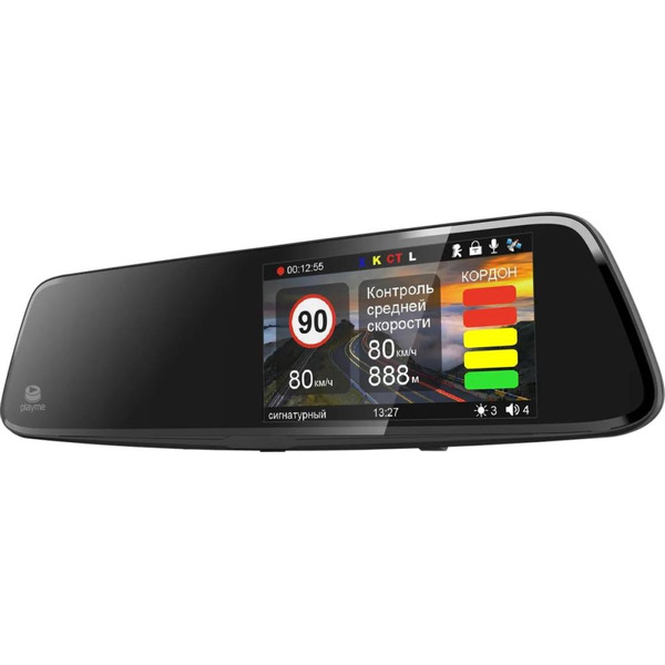 Видеорегистратор с радар-детектором Playme Scout GPS черный