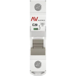 Выключатель автоматический EKF Averes AV-6 1P 20A (C) 6kA