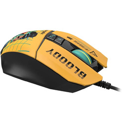 Мышь A4Tech Bloody W63 Max Renegade (желтый)