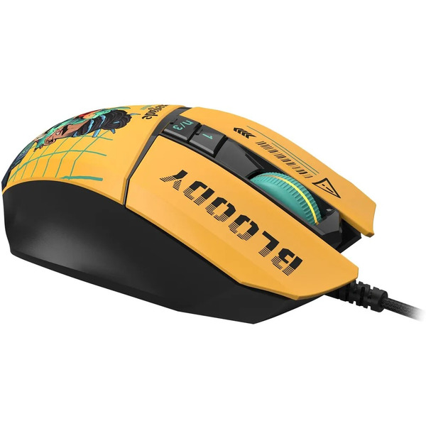 Мышь A4Tech Bloody W63 Max Renegade (желтый)