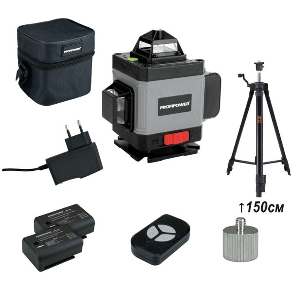 Лазерный нивелир ProfiPower NL-7016G + Штатив E0051 (E0070-2)