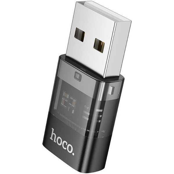 Адаптер Hoco UA36C USB Type-A - USB Type-C (черный)