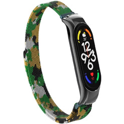 Ремешок Bingo Magnetic для XIAOMI Mi Band 7 (хаки/темно-зеленый)