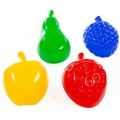Формочки для песочницы Полесье Фрукты большие 4 шт