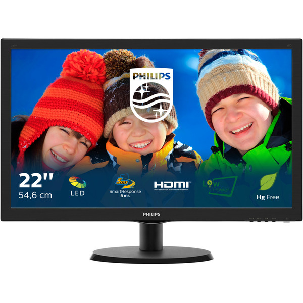Монитор 21.5" Philips 223V5LHSB/00