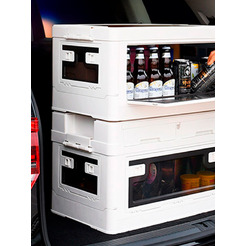 Многофункциональный складной органайзер со столиком Happy Home HH-014 (белый) 60л.