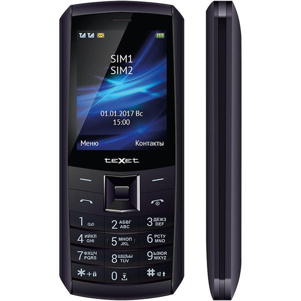 Мобильный телефон Texet TM-D328, black
