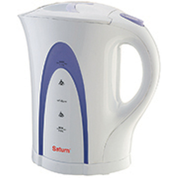 Электрочайник SATURN ST-EK0002 (белый и голубой)