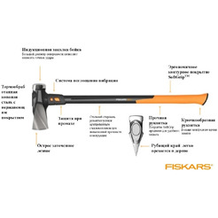 Строительный топор Fiskars XXL 8 lb/36" 1020220