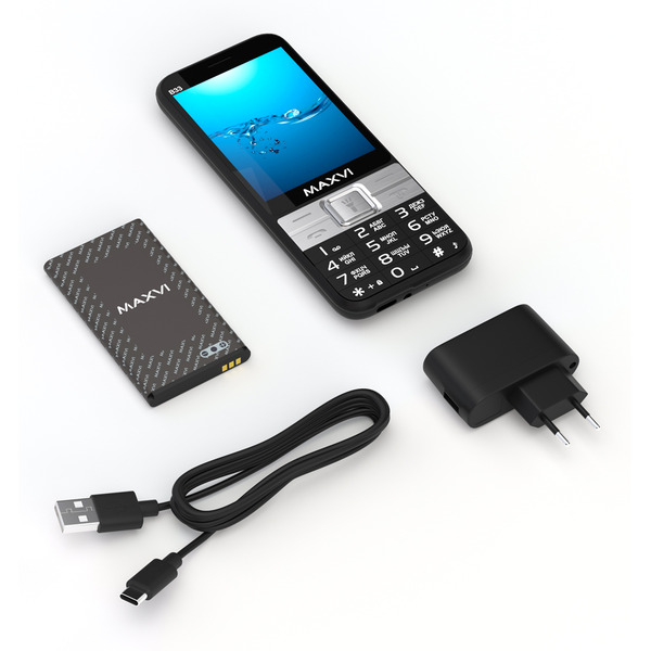 Мобильный телефон Maxvi B33 (черный)