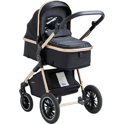 Детская универсальная коляска Sweet Baby Ranger 3в1 (Neo Black Gold)