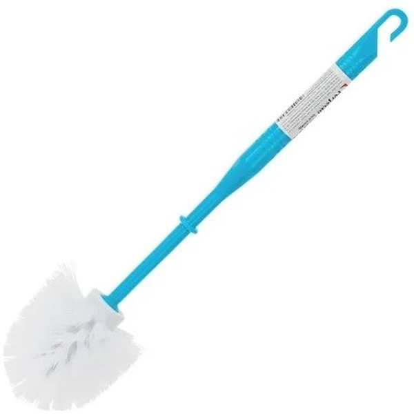 Ершик для унитаза Perfecto Linea Solid 43-325702 (голубой)