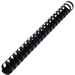 Пластиковые пружины для переплета BRAUBERG A4 22 мм 50 шт 530926 (черный)