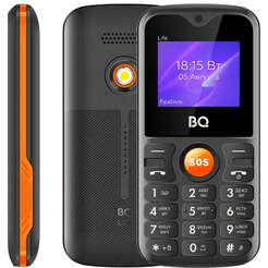 Мобильный телефон BQ BQ-1853 Life (черный/оранжевый)