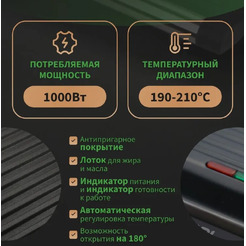 Гриль электрический BPL М032-01