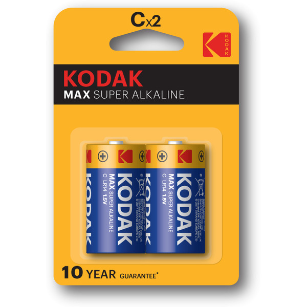 Батарейка щелочная Kodak МАХ LR14-2BL [KC-2 ] 30952836-RU1