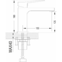Смеситель Shevanik S6901C (белый)