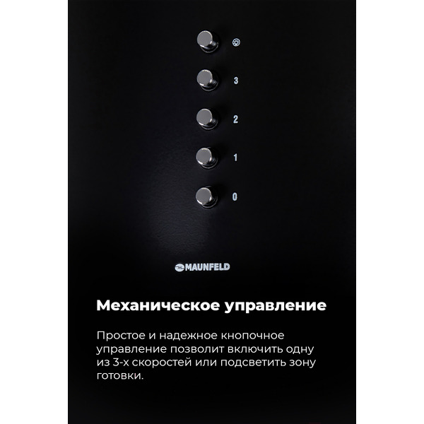 Вытяжка MAUNFELD Lee Push 39 (нержавеющая сталь)