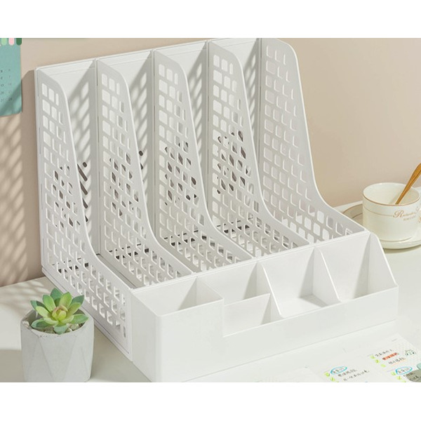 Лоток-органайзер для бумаг и канцелярских принадлежностей DELI PB106WHITE