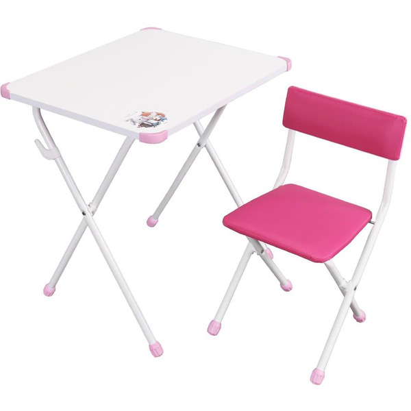 Комплект мебели с детским столом Ника КНД1/РЗ (розовый)