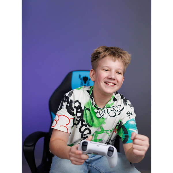 Кресло компьютерное FLOKY VIBE Aqua-Black