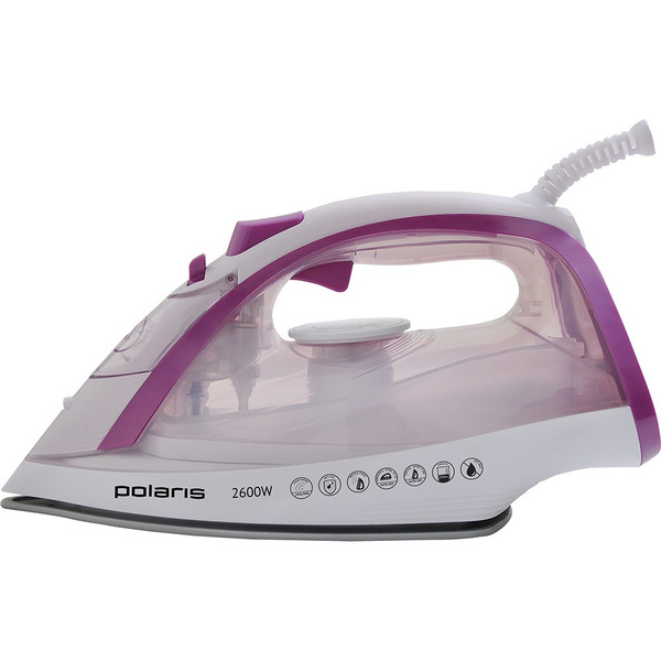 Утюг Polaris PIR 2668AK 3m (розовый/белый)
