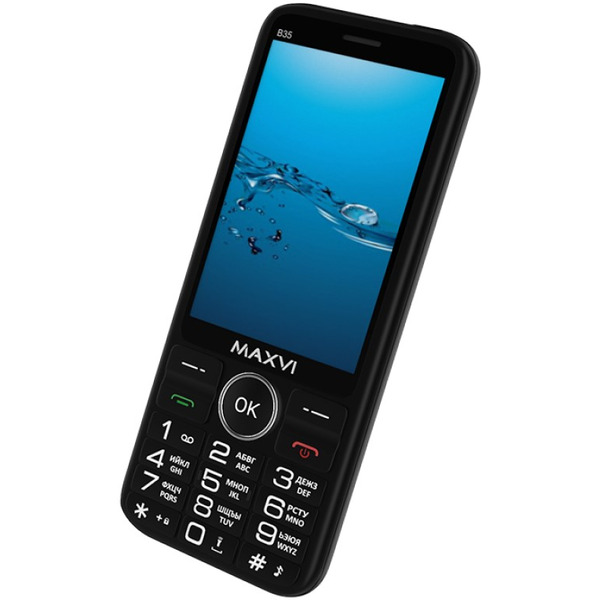 Мобильный телефон Maxvi B35 (черный)