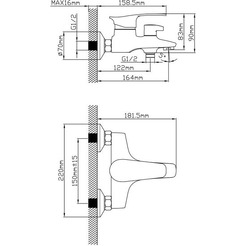 Смеситель AV Engineering AVJAS3-A080-330