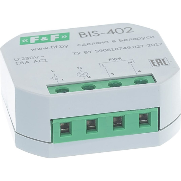 Реле импульсное F&F BIS-402 EA01.005.002