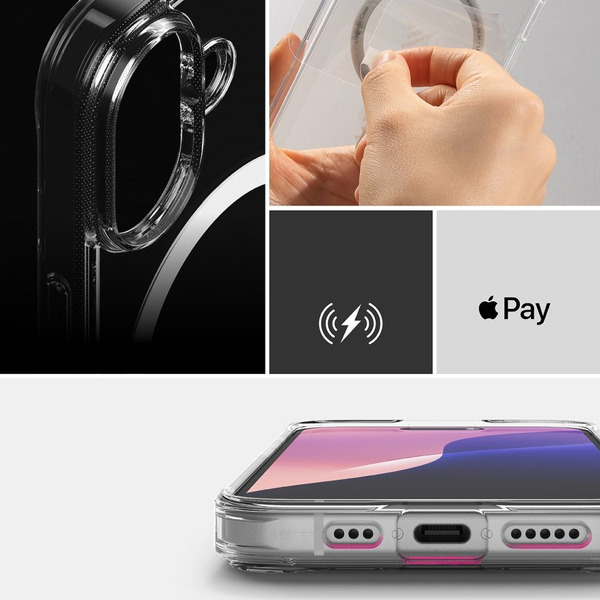Чехол RINGKE FUSION MAGNETIC MAGSAFE для IPHONE 16 CLEAR