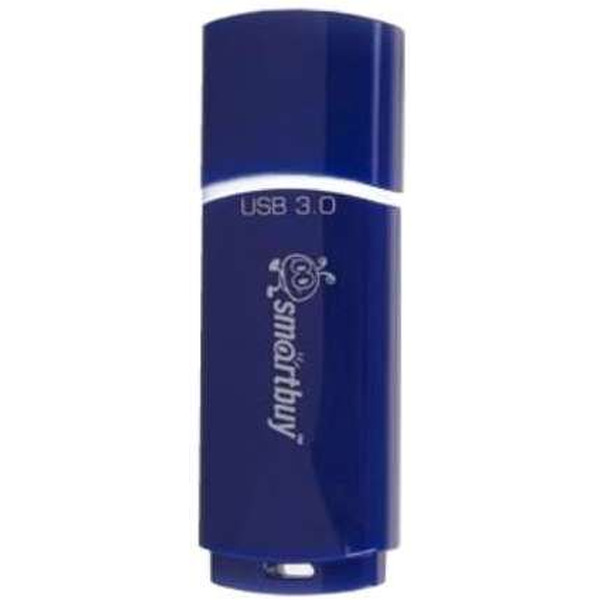 Флеш-накопитель SMARTBUY Crown Blue 64GB (SB64GBCRW-Bl)