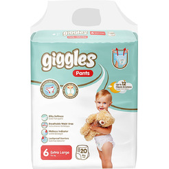Подгузники-трусики Giggles Xlarge 6 Pants (20 шт)
