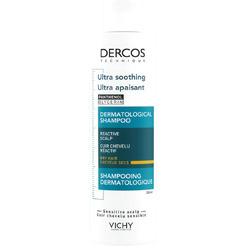 Успокаивающий шампунь-уход Vichy Dercos для нормальных и жирных волос, 200 мл