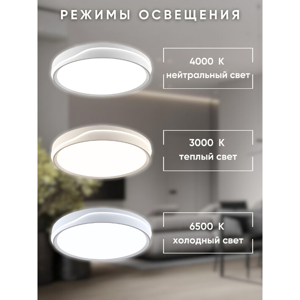 Потолочный светильник Aitin-Pro RT5112/500 72W (серый)