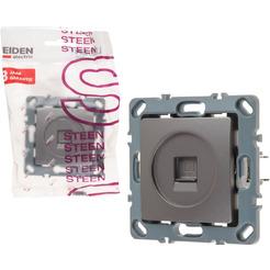Розетка компьютерная Leiden Electric Steen 806104