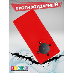 Бампер Bingo Liquid TPU для HONOR X9b Красный