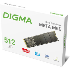 SSD Digma Meta M6E 512GB DGSM4512GM6ET