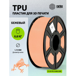 Пластик CACTUS CS-3D-TPU-0.8KG-SKIN