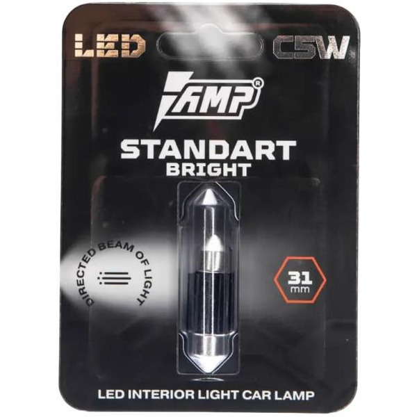 Светодиод салонный AMP StandartBright C5W(31mm)