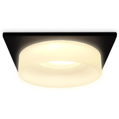 Точечный светильник Ambrella light TN1316 SBK/FR (черный песок/белый матовый)