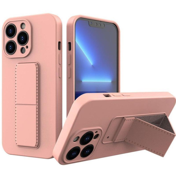 Бампер Bingo Stand для APPLE iPhone 13 Pro Розовый