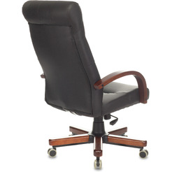 Кресло Бюрократ T-9928WALNUT/ECO-B (черный)